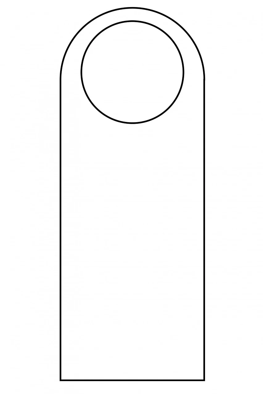 Printable Blank Door Hangers