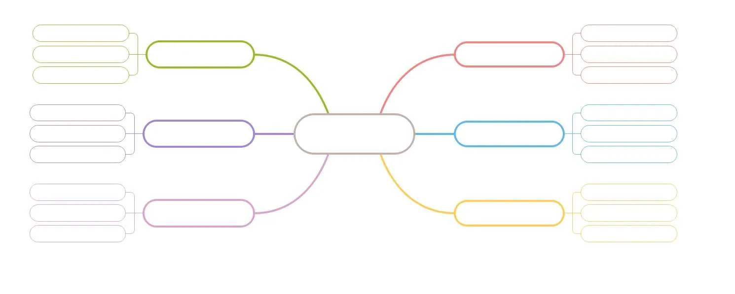 Blank Mind Map Template Printable