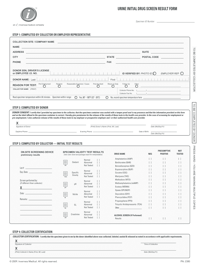 10 Panel Drug Test Results Form Fill Out amp Sign Online DocHub