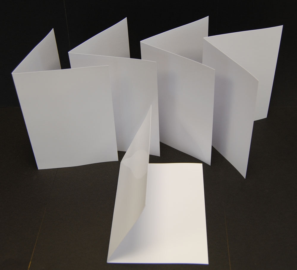100 A4 A5 Blank Inkjet Matt matt Greeting Card Blanks 245gsm Heavy 