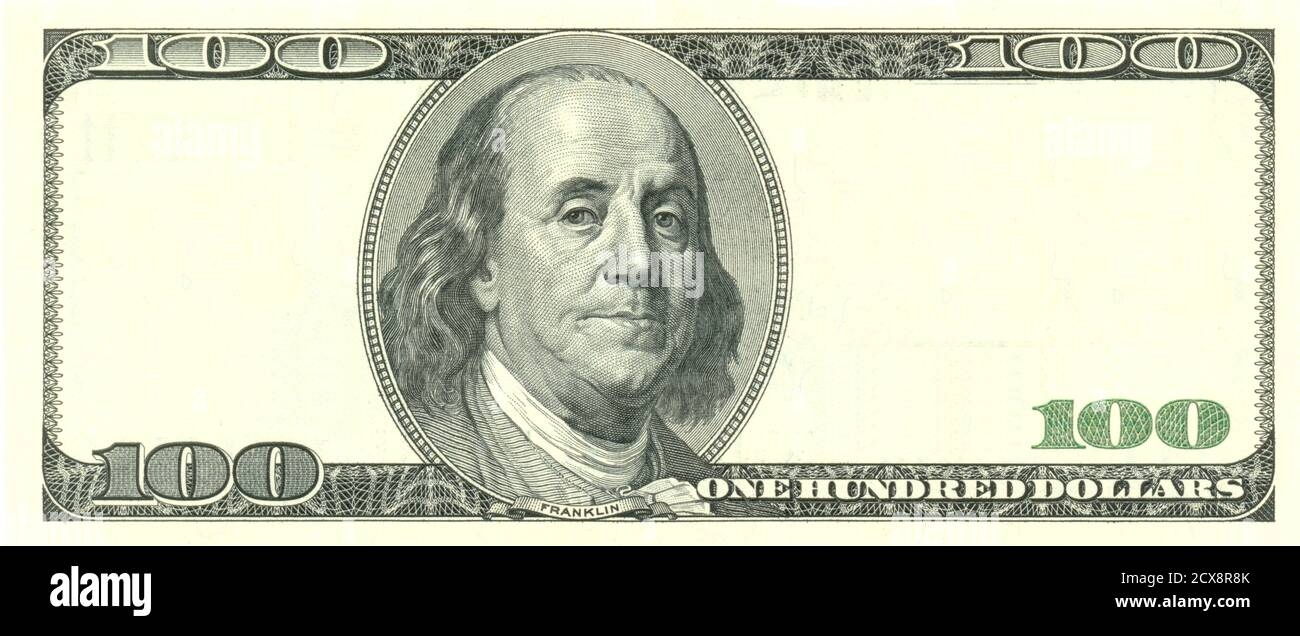 100 Dollar Bill Template Hi res Stock Photography And Images Alamy