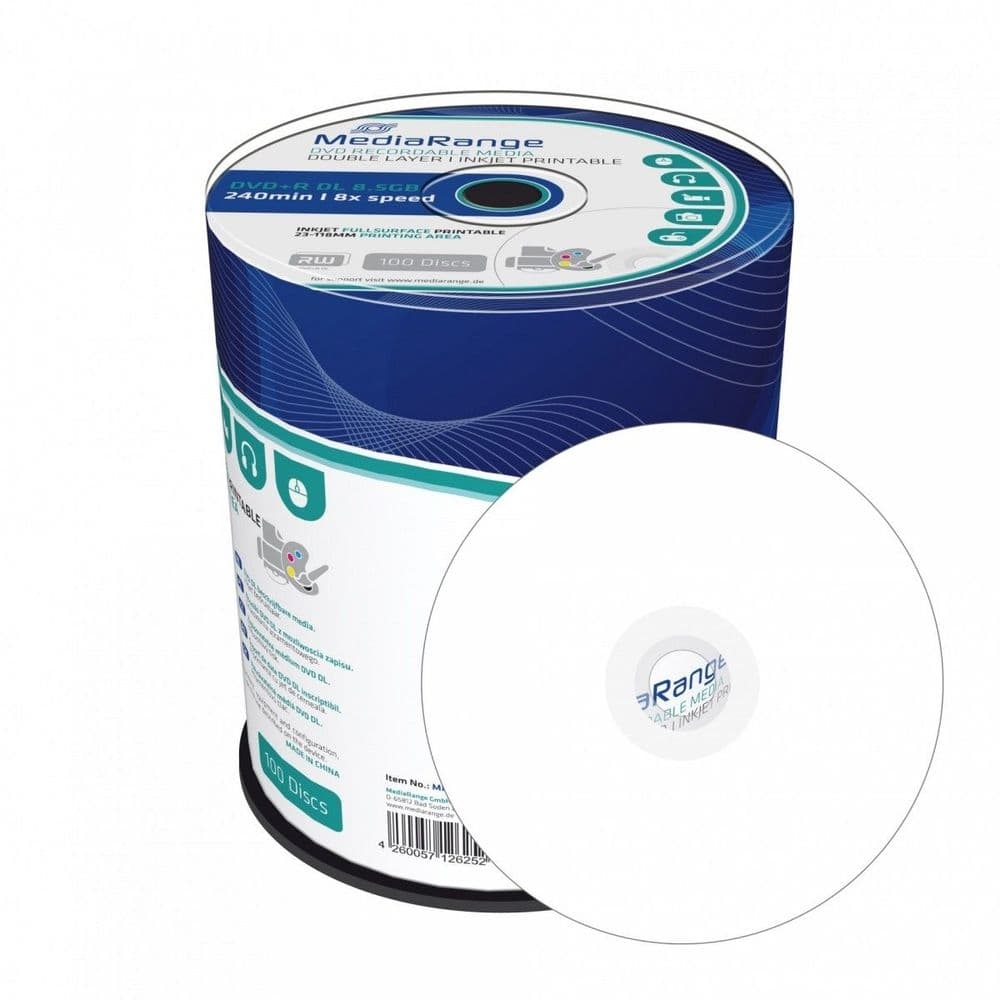 Printable Blank Dual Layer Dvd