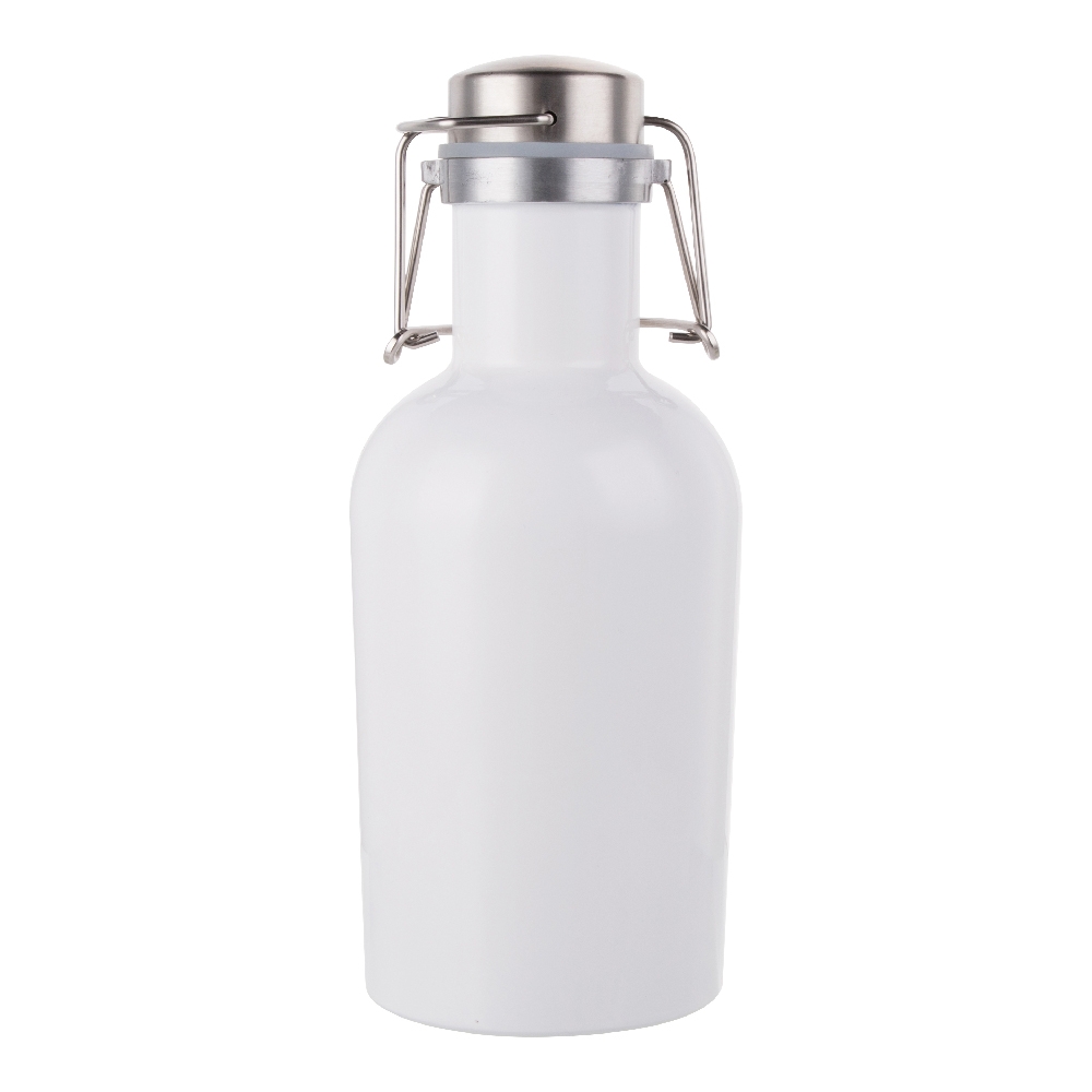 1000ml 32oz Stainless Steel Growler Other Sublimation Blank White 