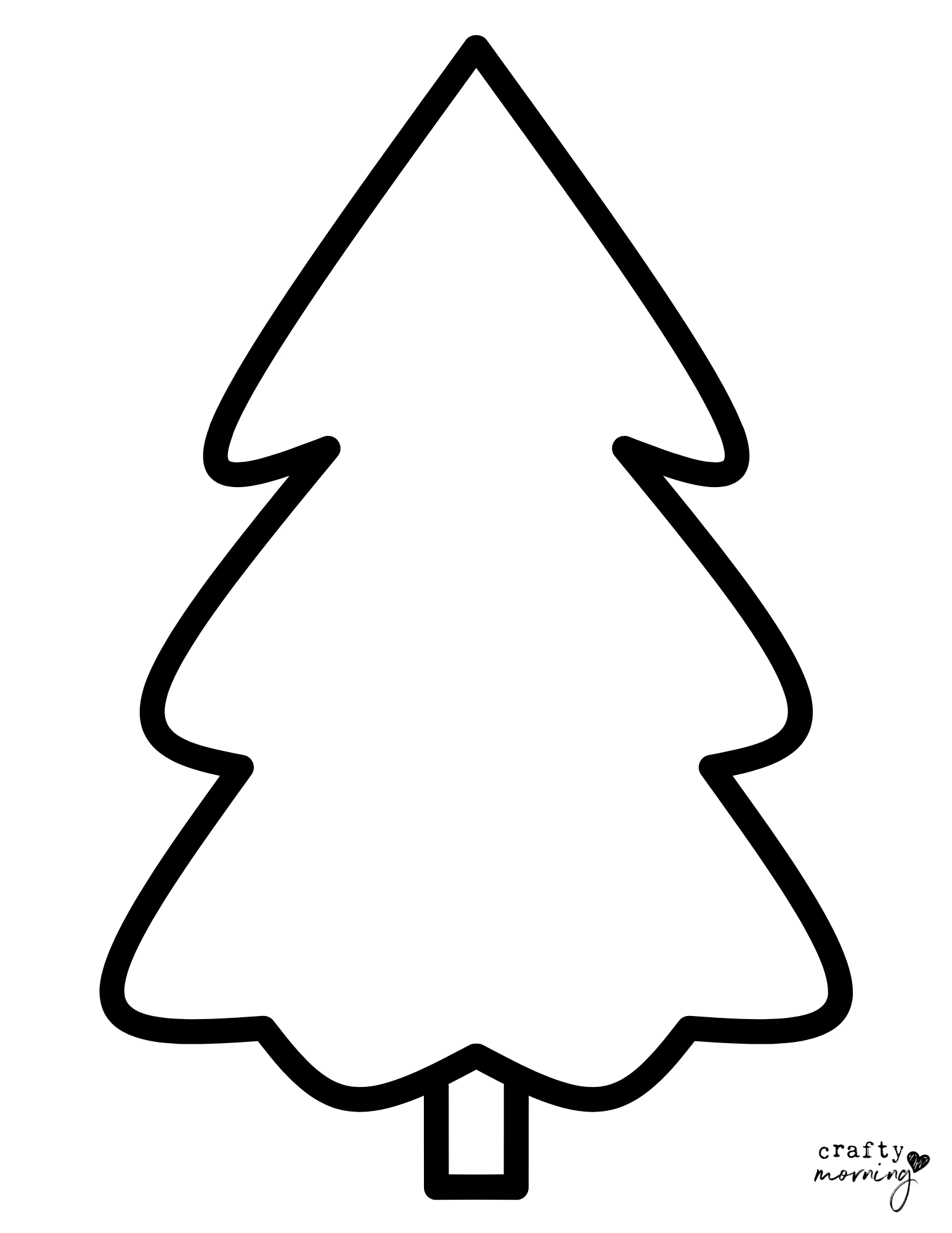 11 Free Christmas Tree Templates Crafty Morning