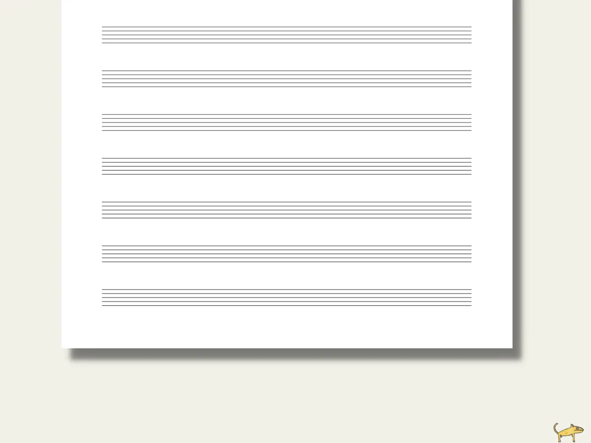 12 Stave Blank Music Manuscript Paper PDF amp PNG Etsy UK