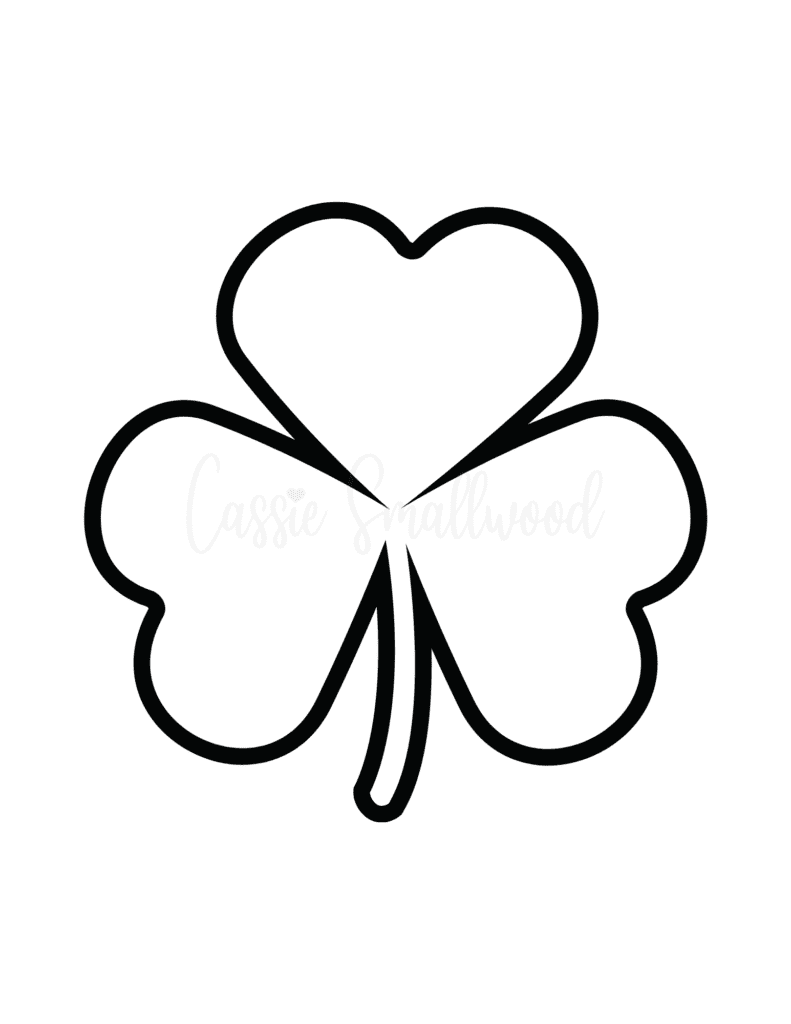 12 unique shamrock templates free printable cassie smallwood