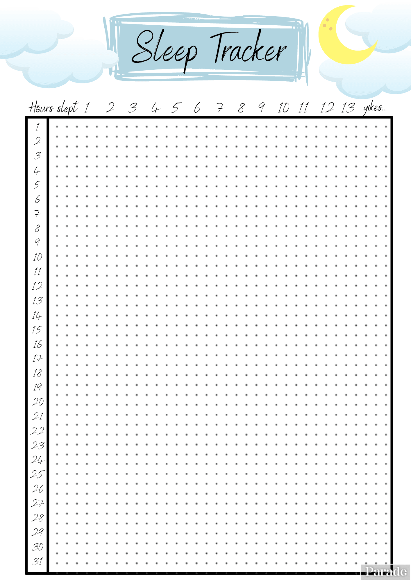 Blank Bullet Journal Printables Free