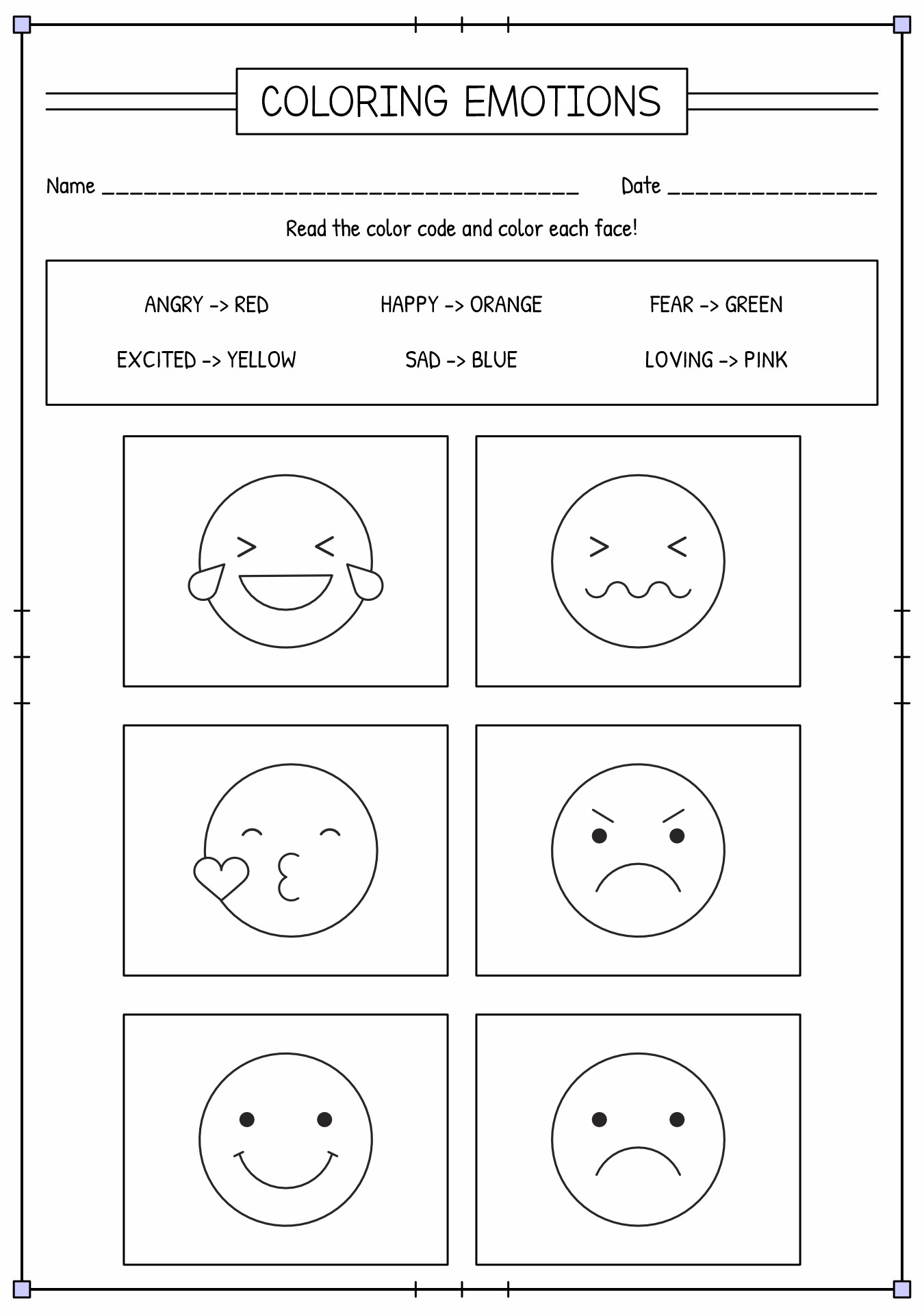 15 Free Printable Feeling Faces Worksheet Free PDF At Worksheeto