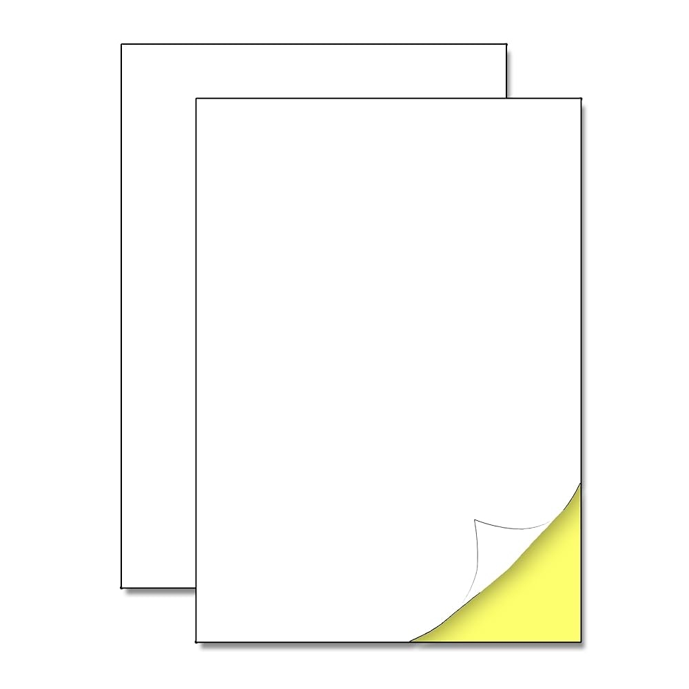 150 Sheets Paper For Printing A4 Labels Self Adhesive Printable Stickers 297 X 210 Mm Amazon de Stationery amp Office Supplies