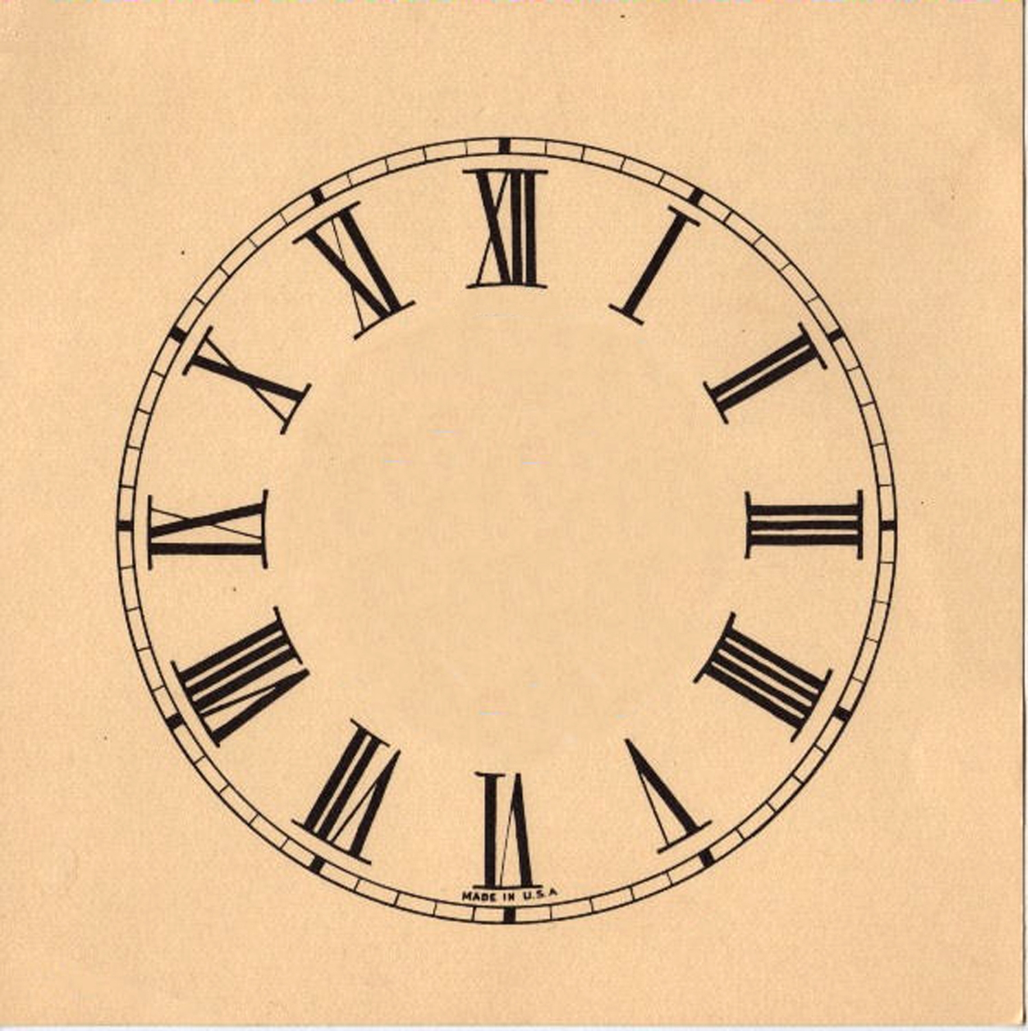 16 Clock Face Images Print Your Own The Graphics Fairy