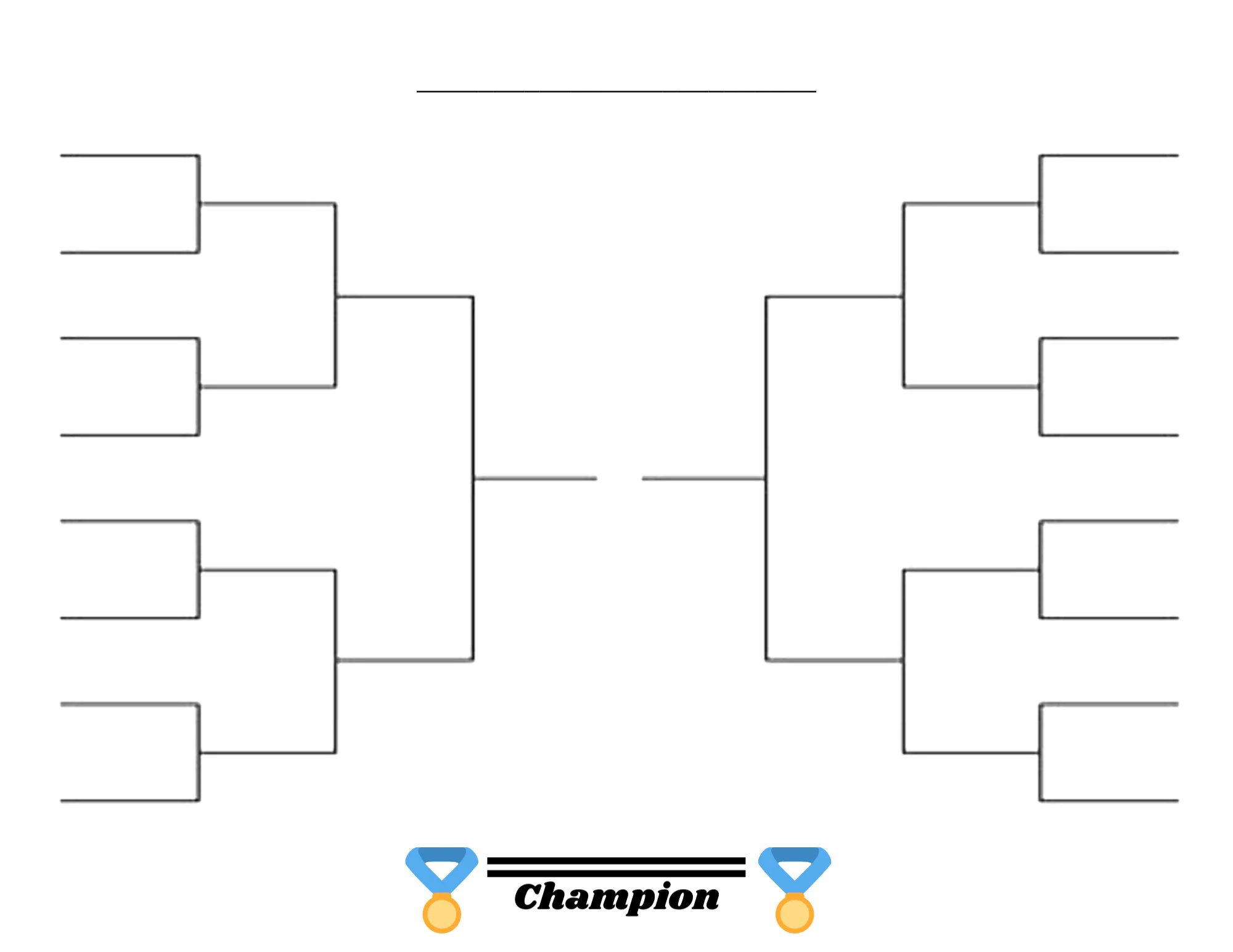 16 Team Tournament Bracket Sports Bracket Printable Sports 16 Team Tournament Bracket Sports Bracket Printable Sports
