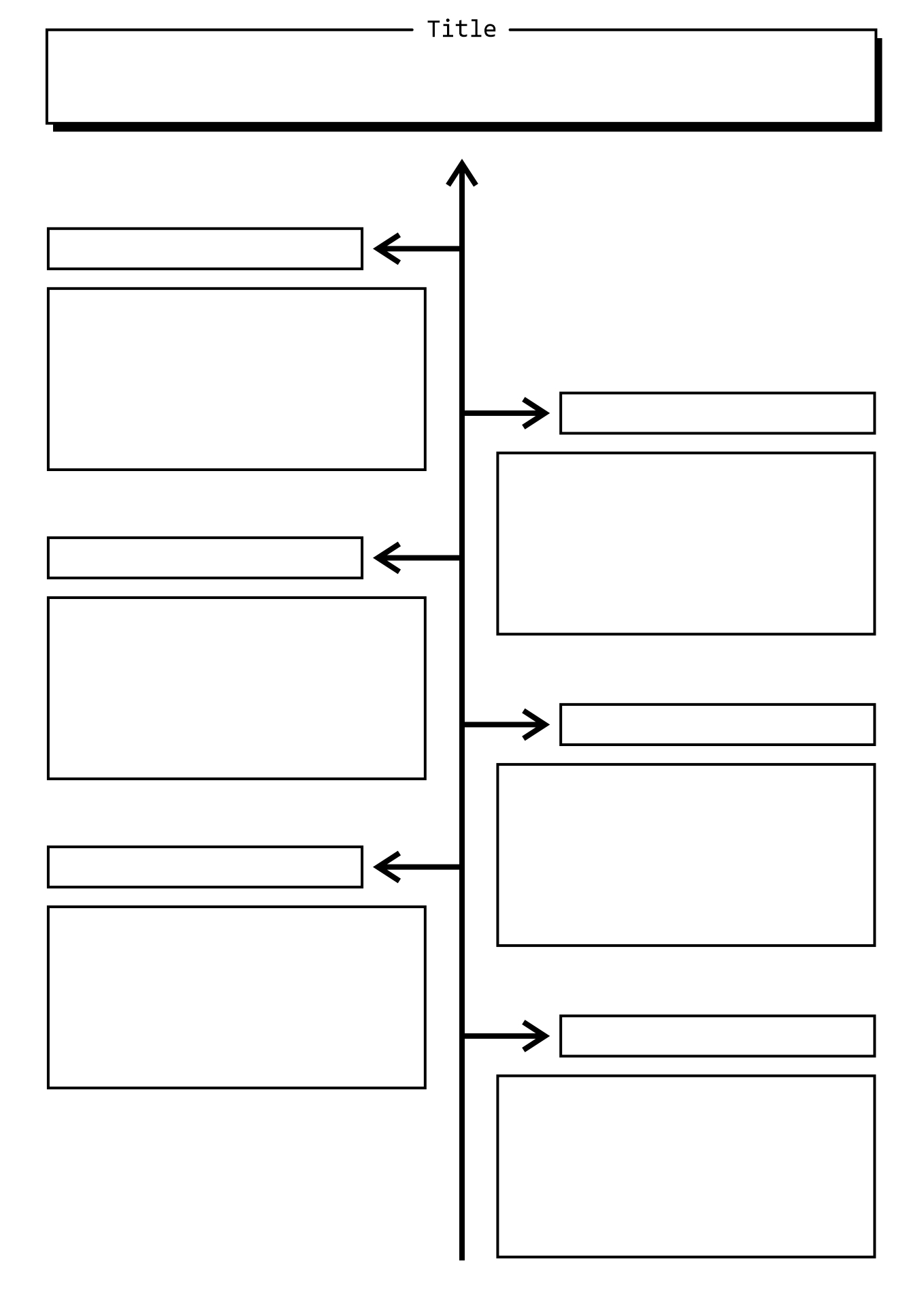 Blank Timeline Template Printable
