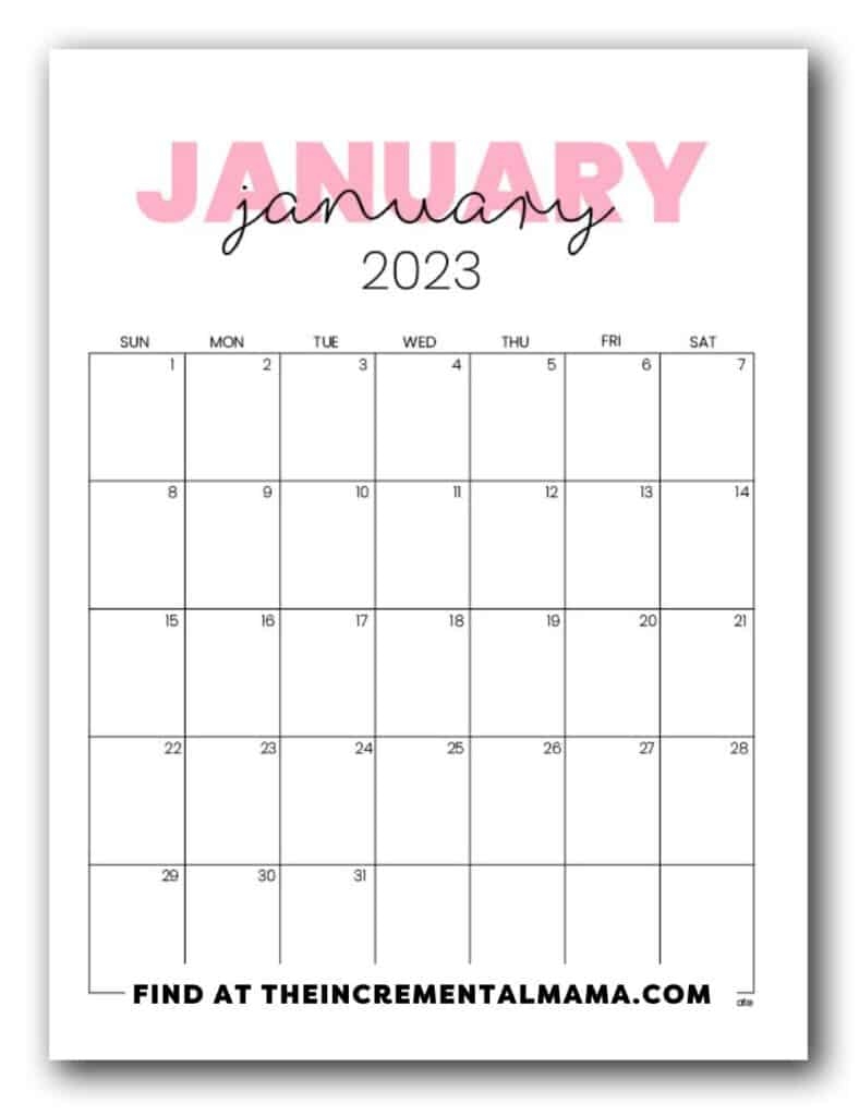 Blank Oink Printable Tracker