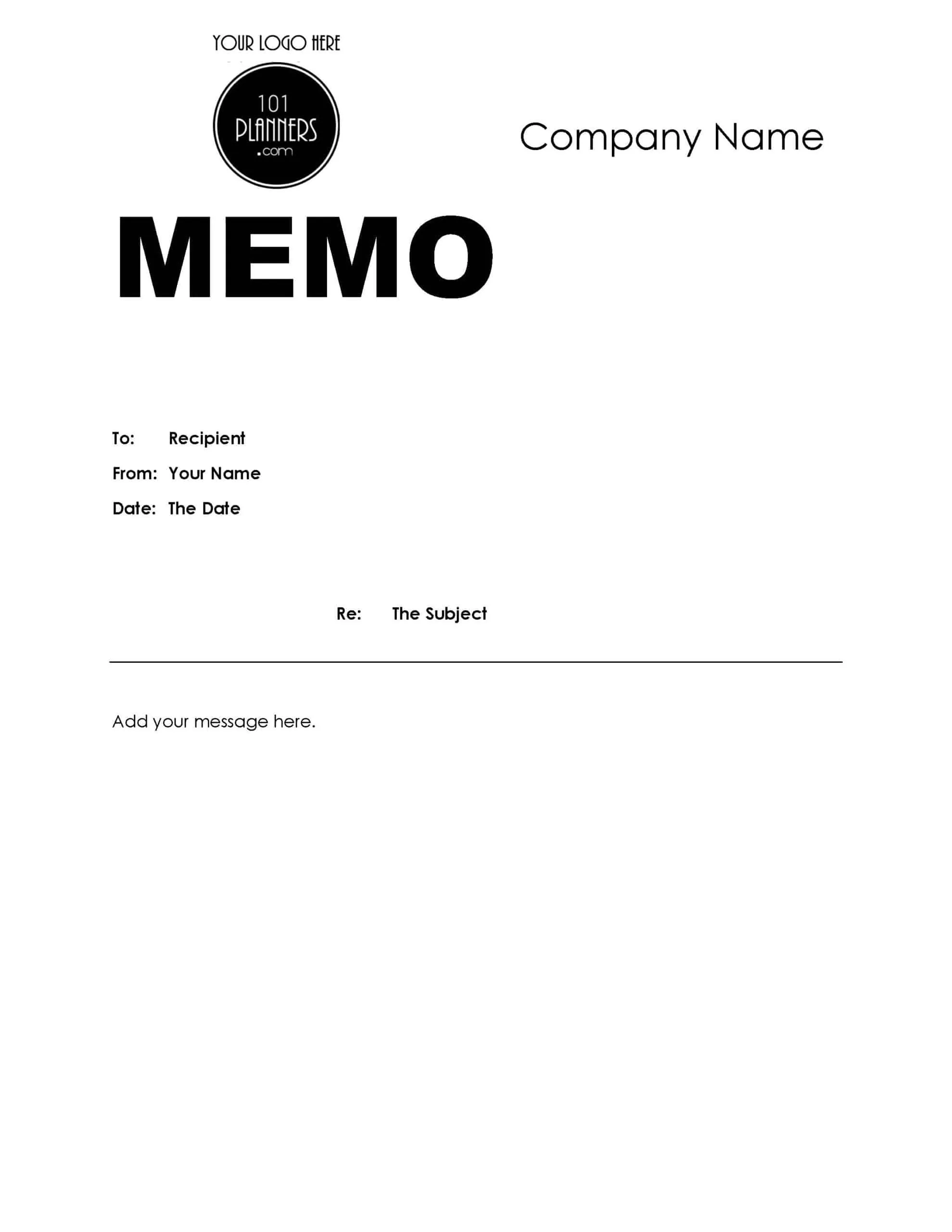 2025 FREE Memo Template Customize Online Then Print
