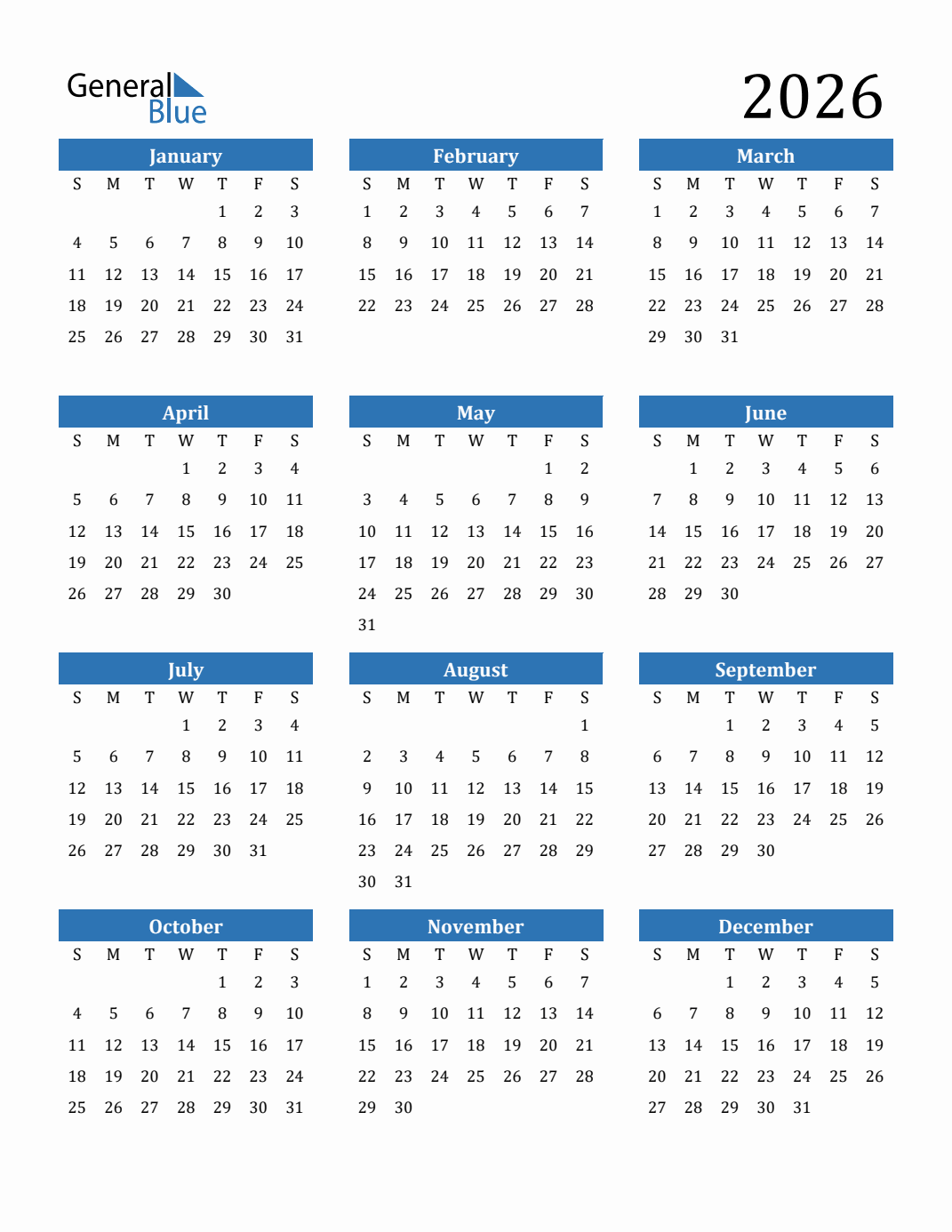 2026 Yearly Calendar Templates With Monday Start