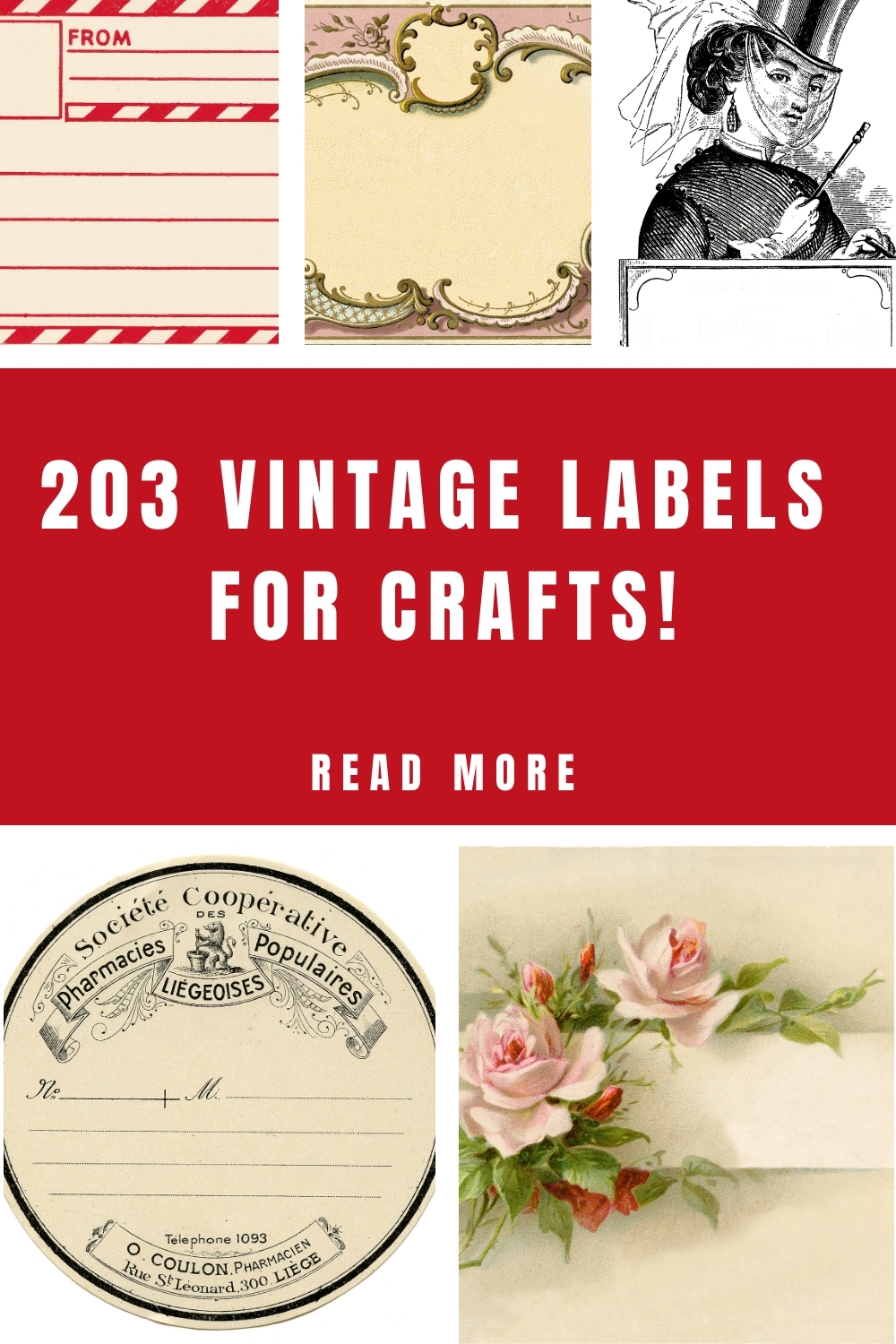 Vintage Label Blank Free Printable