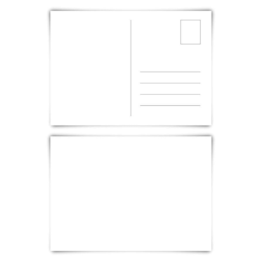 25 Blank Postcards DIN A6 148 X 105 Mm Picture Printing Paper 300 G m Set Paper Selectable Amazon de Stationery amp Office Supplies