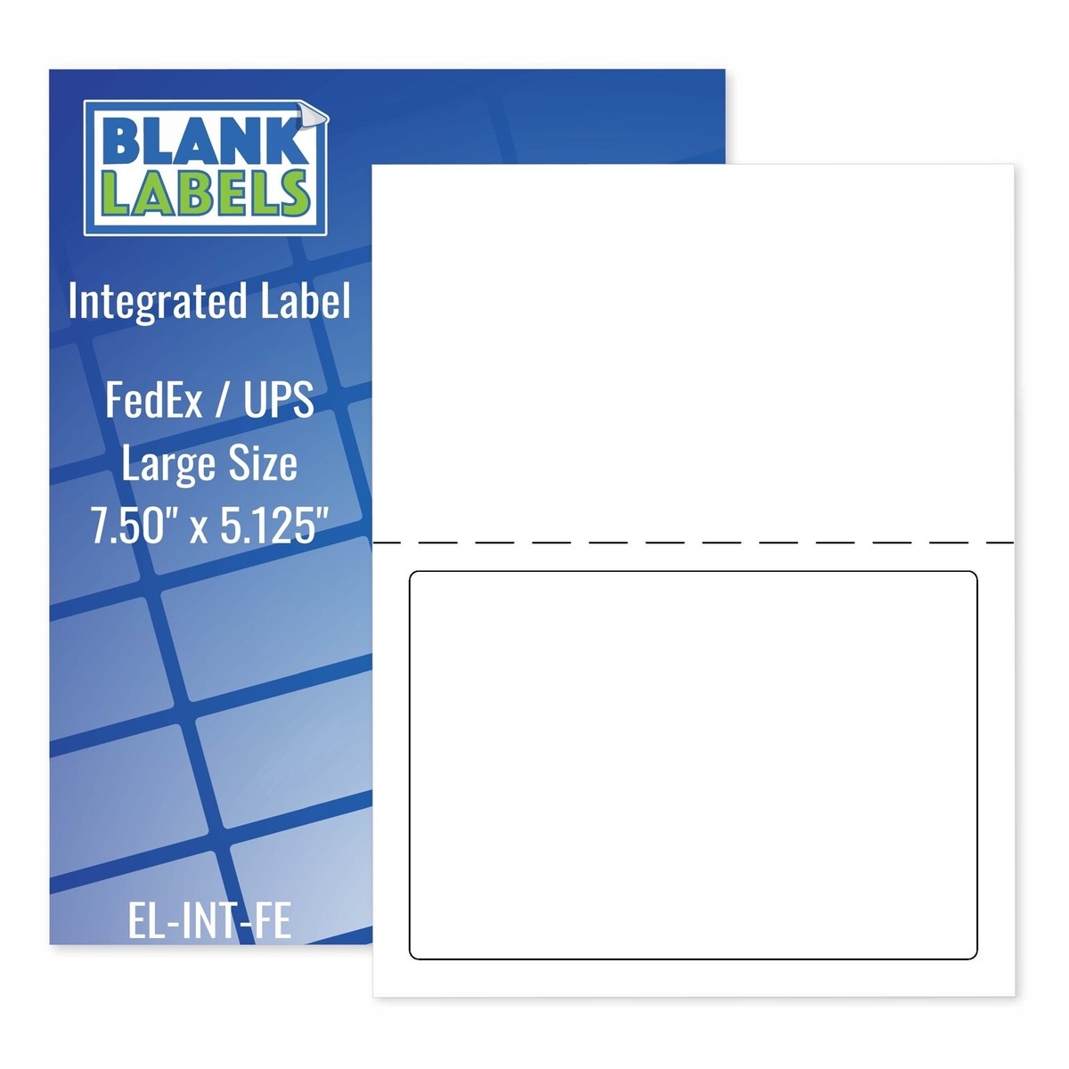 250 FedEx Shipping Labels Label With Tear Off Receipt Laser Ink 