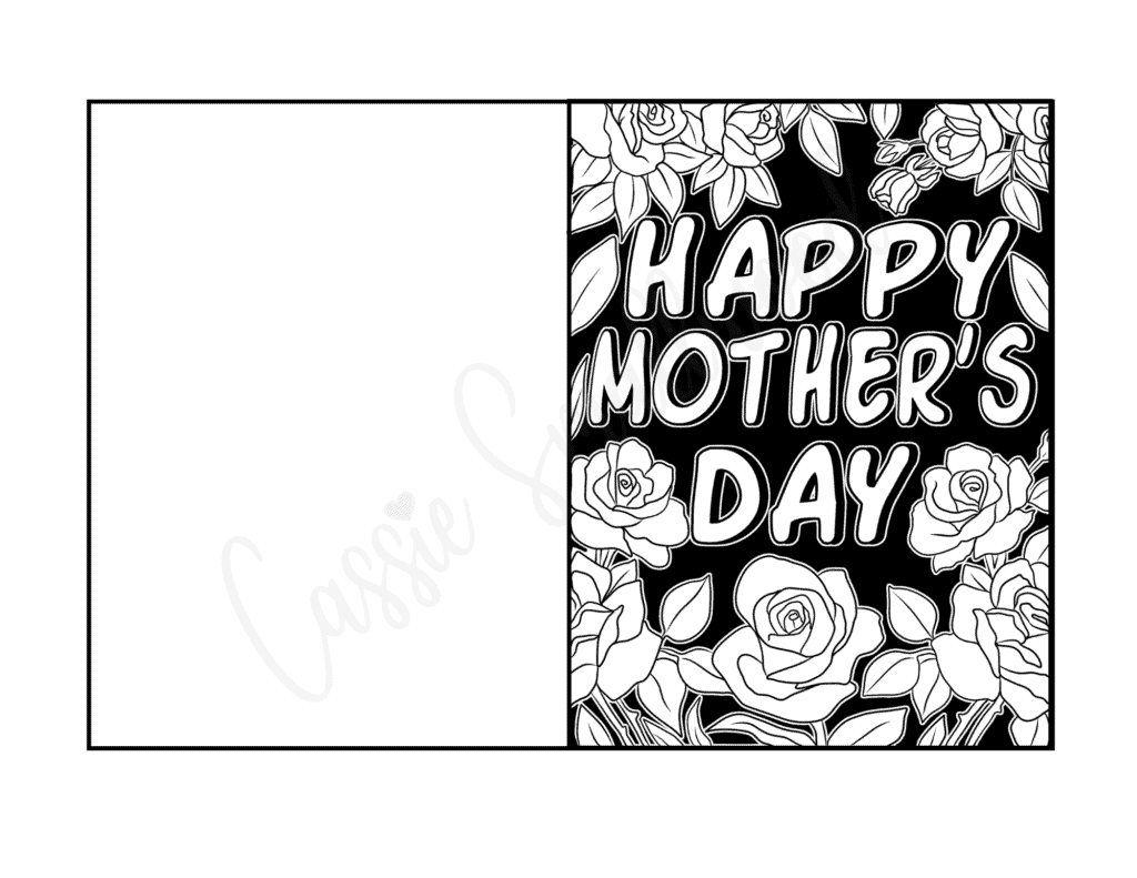 26 Unique Printable Mother s Day Cards To Color PDF Cassie 