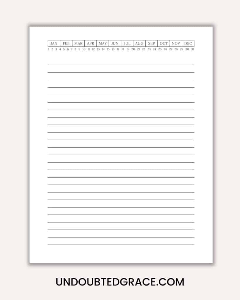 Free Blank Journal Pages Printable