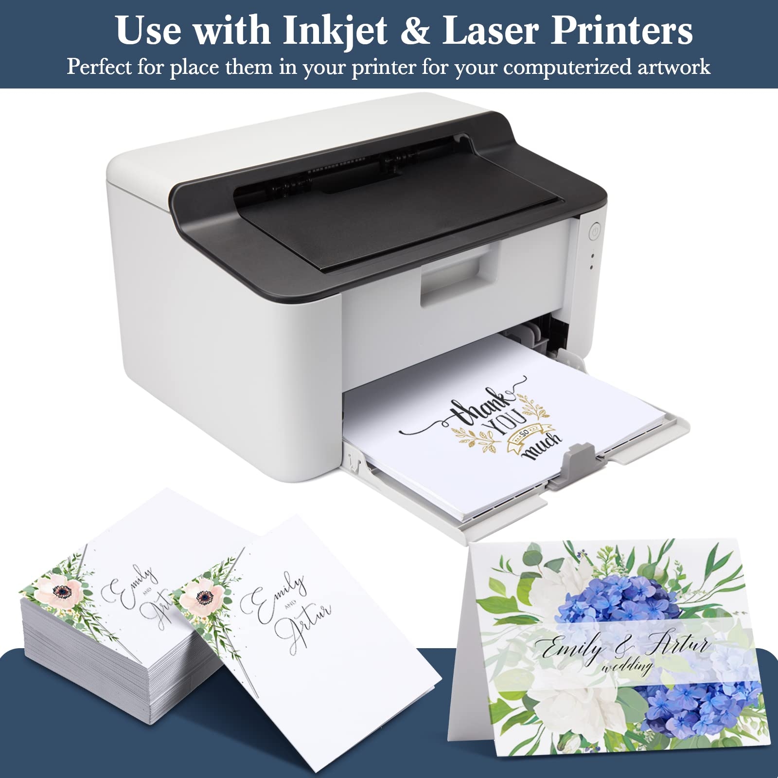 Laser Printable Blank Greeting Cards