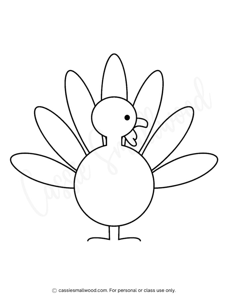 31 Cutest Turkey Templates Cassie Smallwood