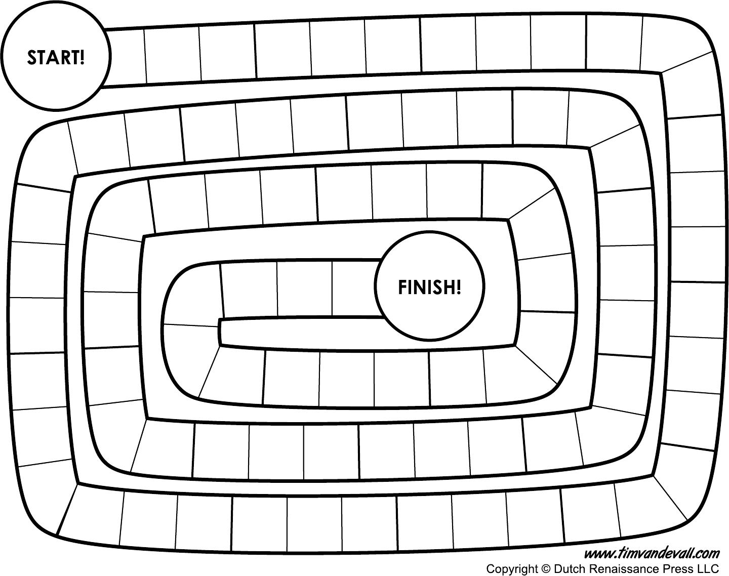 Blank Board Game Template Printable