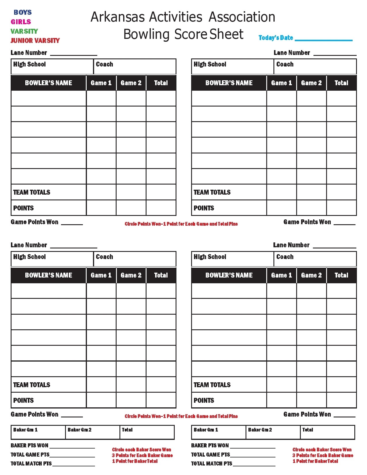 36 Printable Bowling Score Sheet Templates amp Examples 