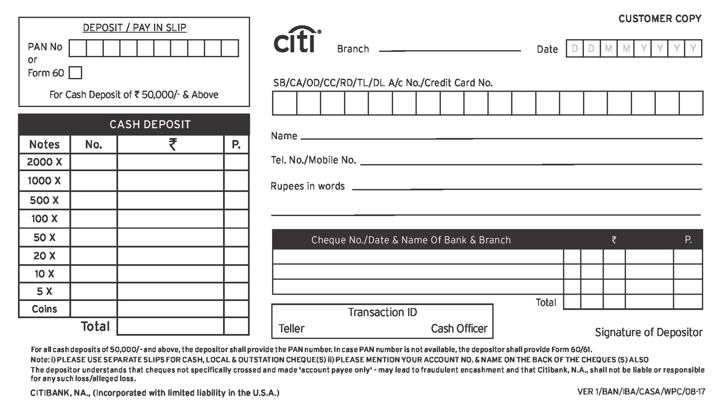 37 Bank Deposit Slip Templates amp Examples TemplateLab