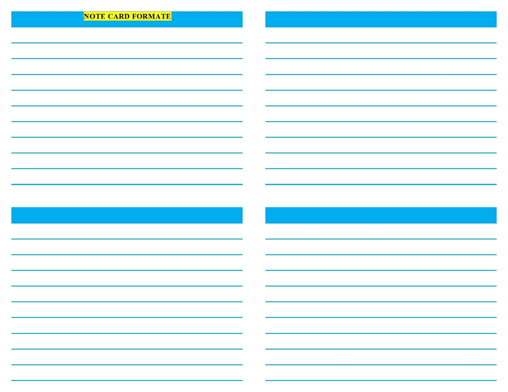 39 Simple Note Card Templates amp Designs TemplateLab