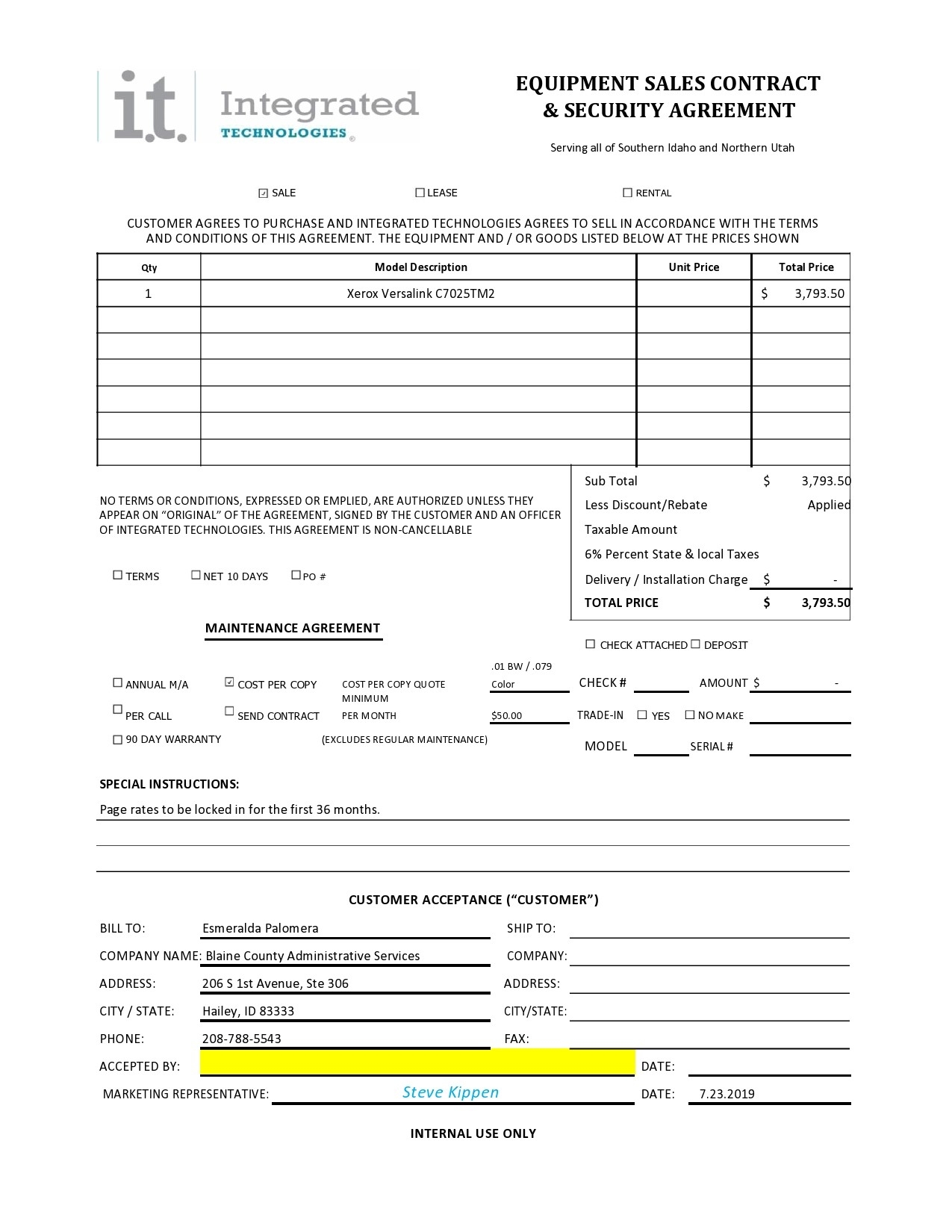 40 Free Sales Contract Templates Word TemplateLab