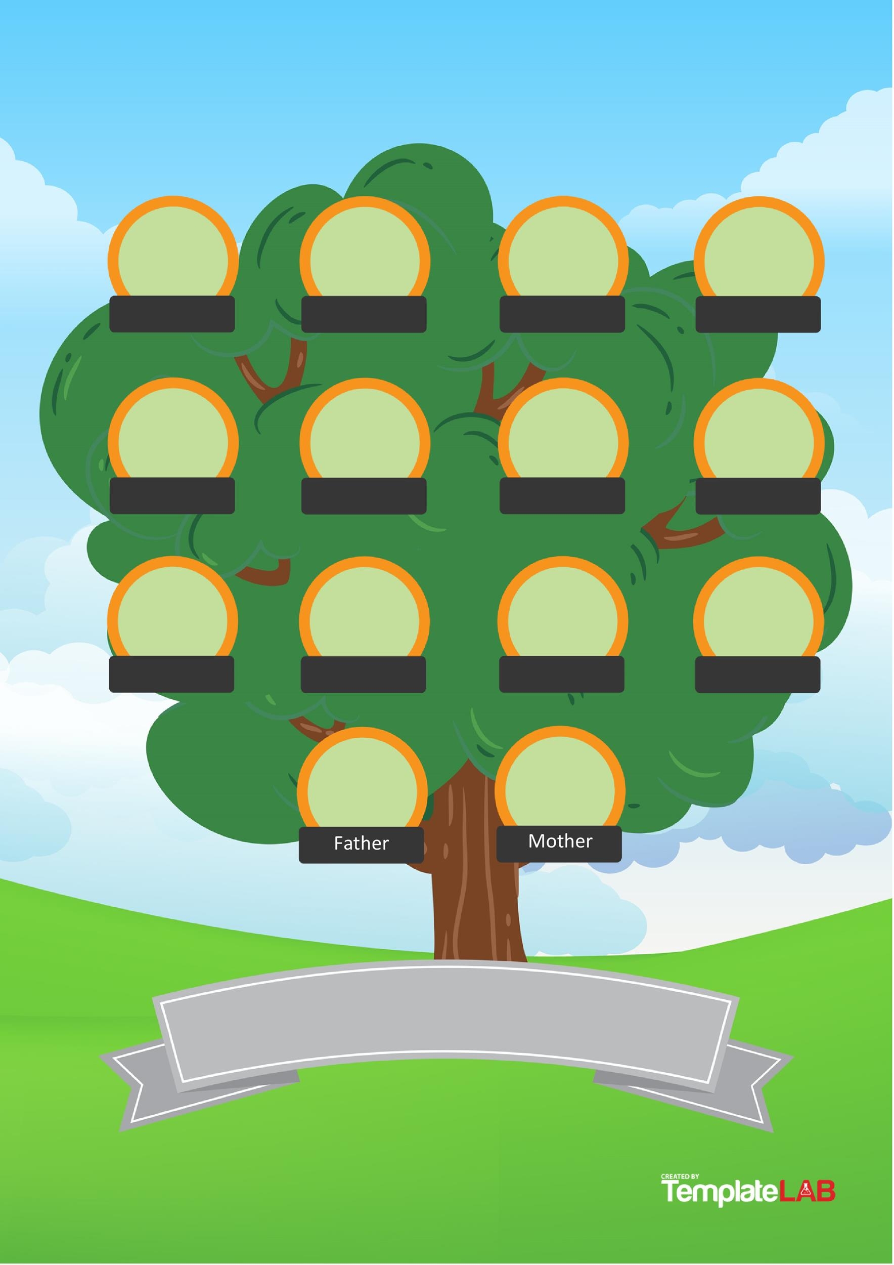 Blank Printable Extended Family Tree
