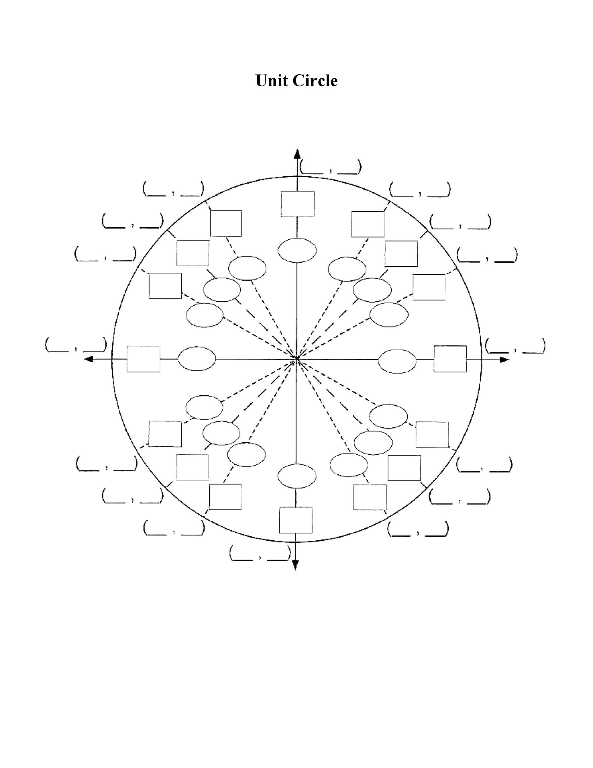 42 Printable Unit Circle Charts amp Diagrams Sin Cos Tan Cot Etc 