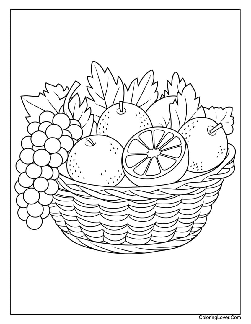 Blank Fruit Printables