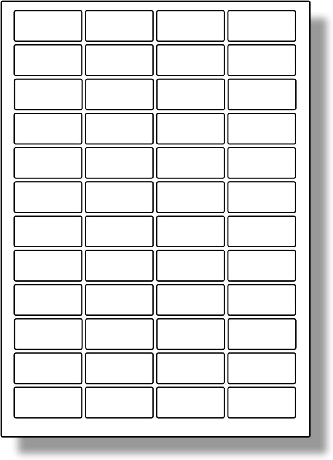 Printable Miniature Blank Labels