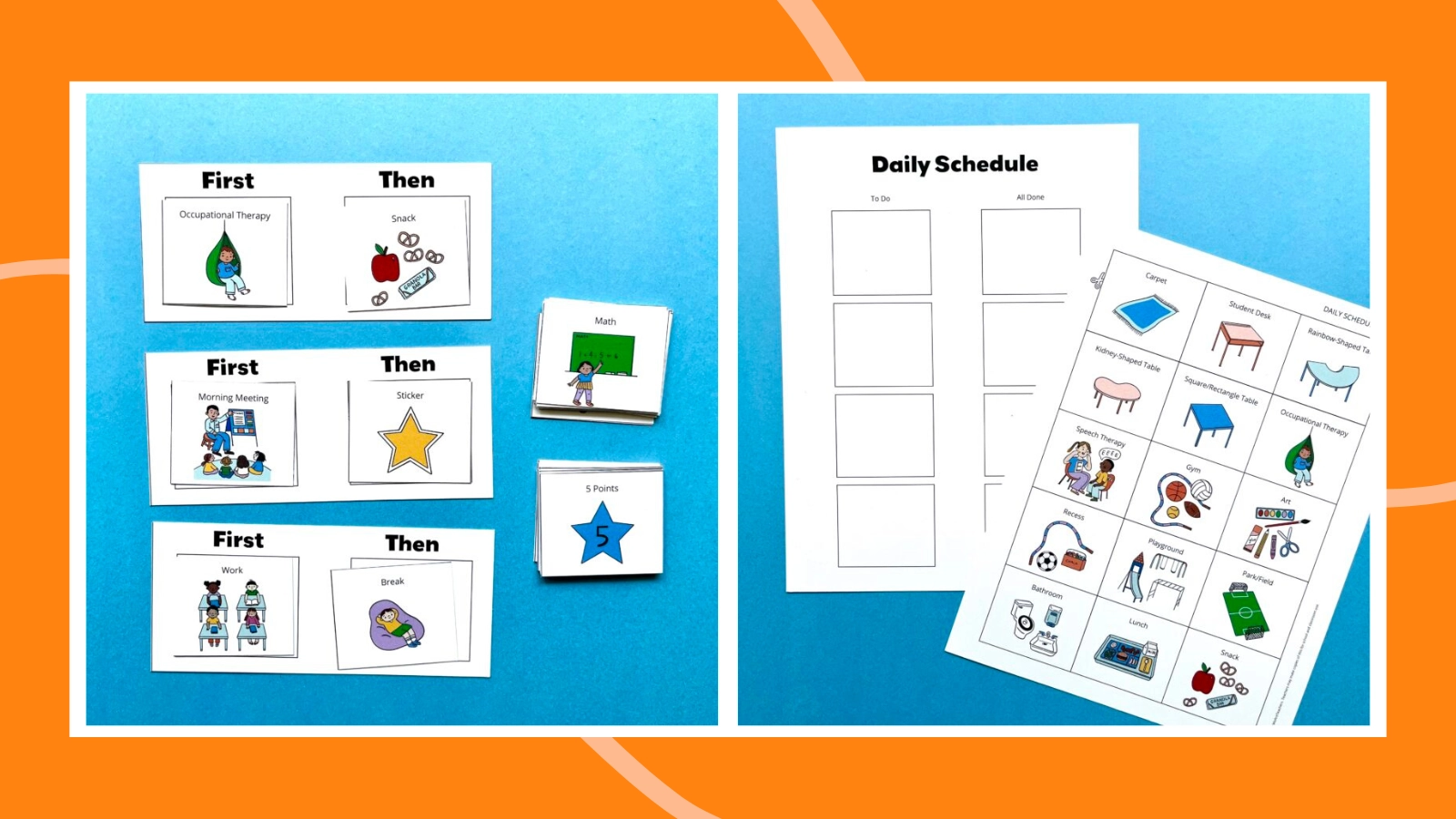Printable Blank Visual Schedule Template