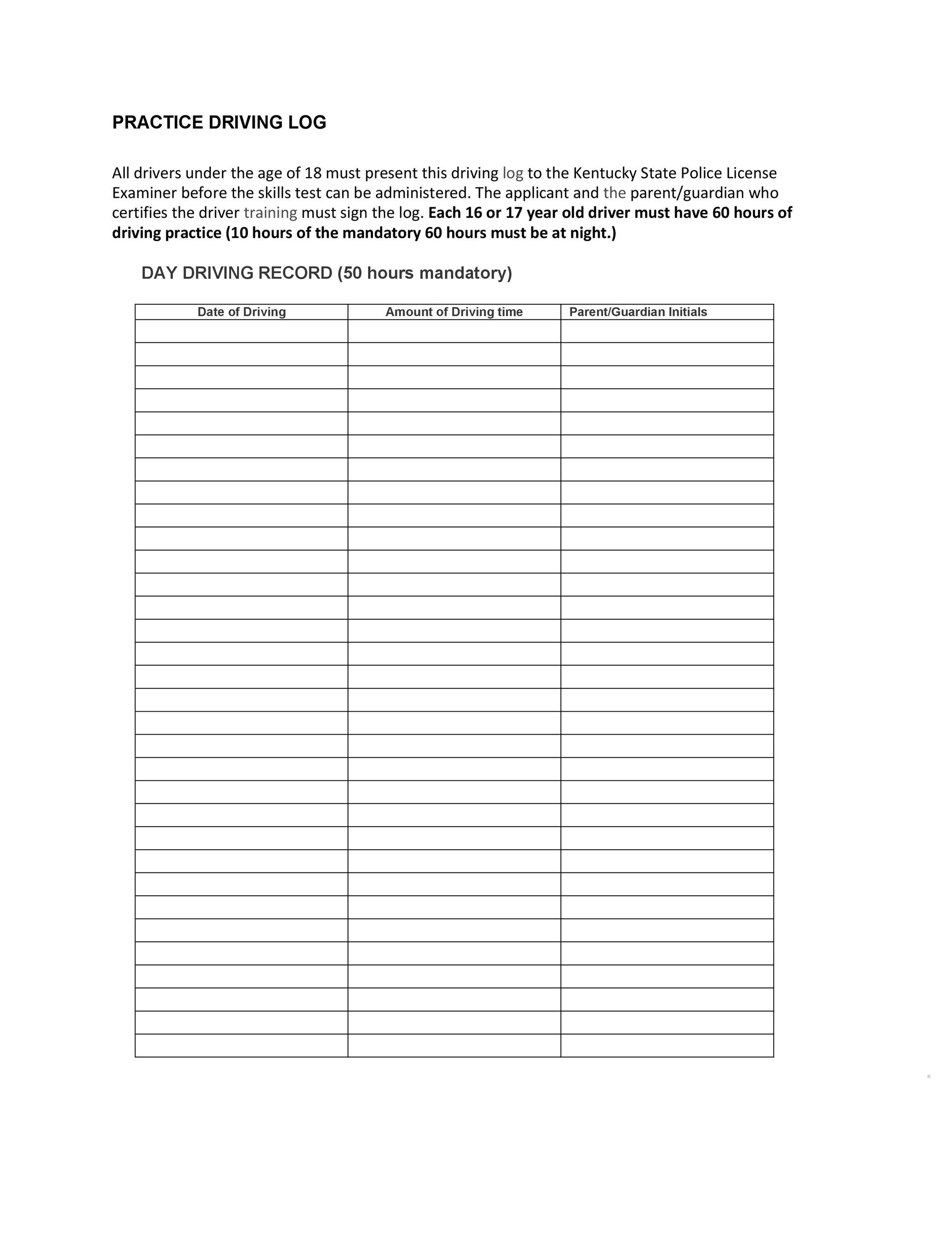 50 Printable Driver s Daily Log Books Templates amp Examples 