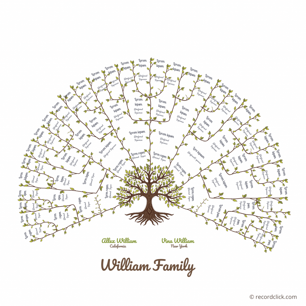 Blank Family Tree Free Printable