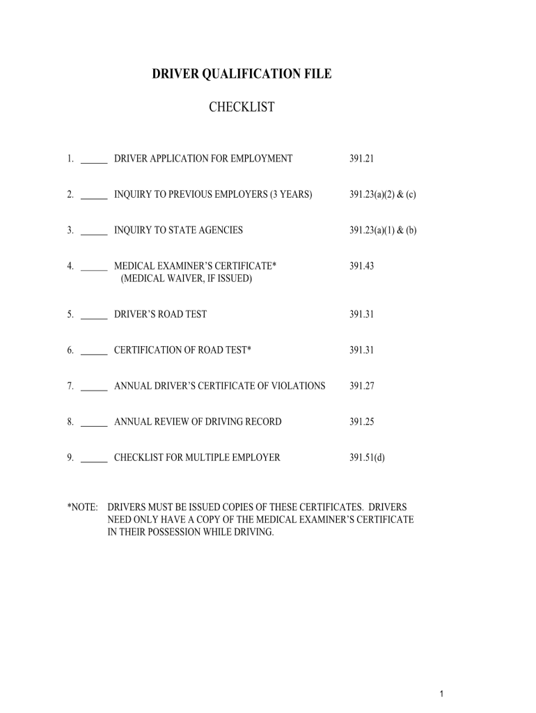 Blank Driver Application Printable