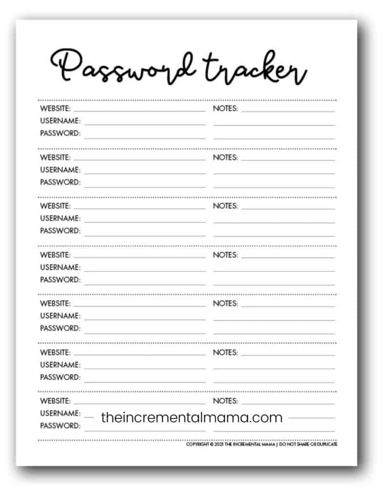 Printable Blank Loves Pas