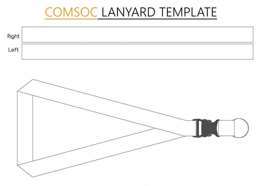 Lanyard Blank Template Free Printable Lanyard Blank Template Free Printable
