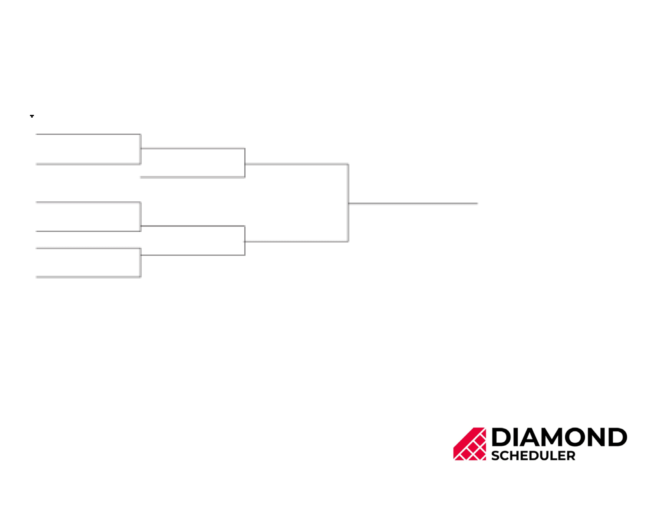 Printable Blank Brackets Single Elimination
