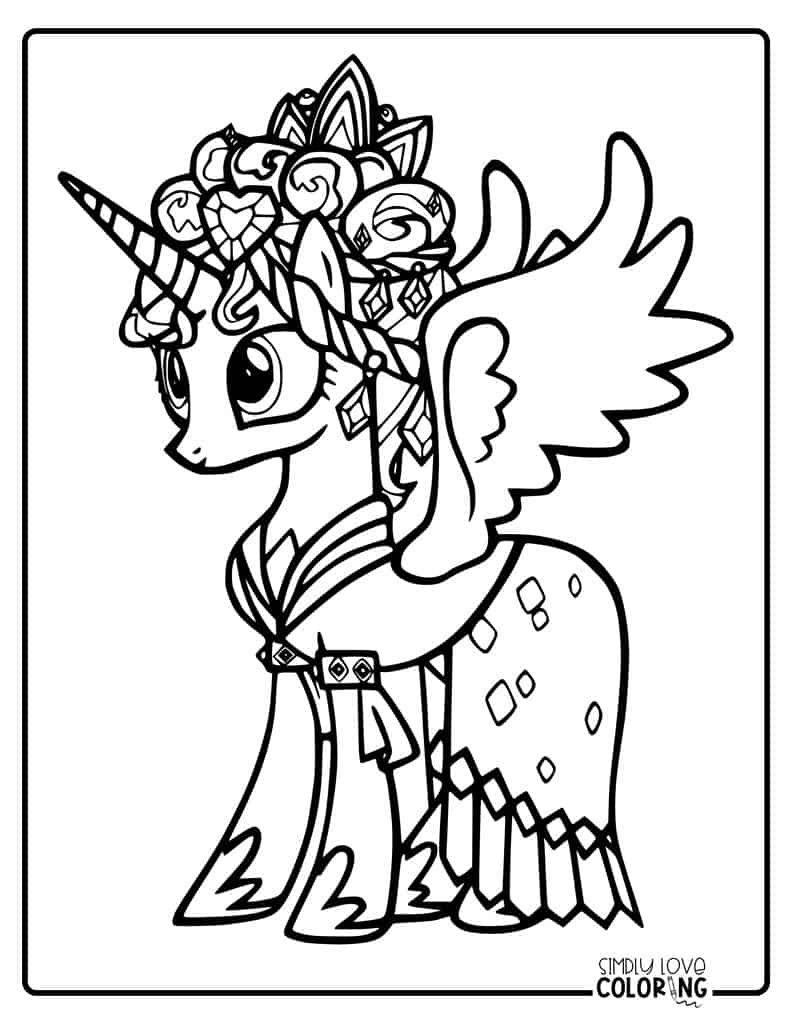 88 My Little Pony Coloring Pages Free PDF Printables Simply 