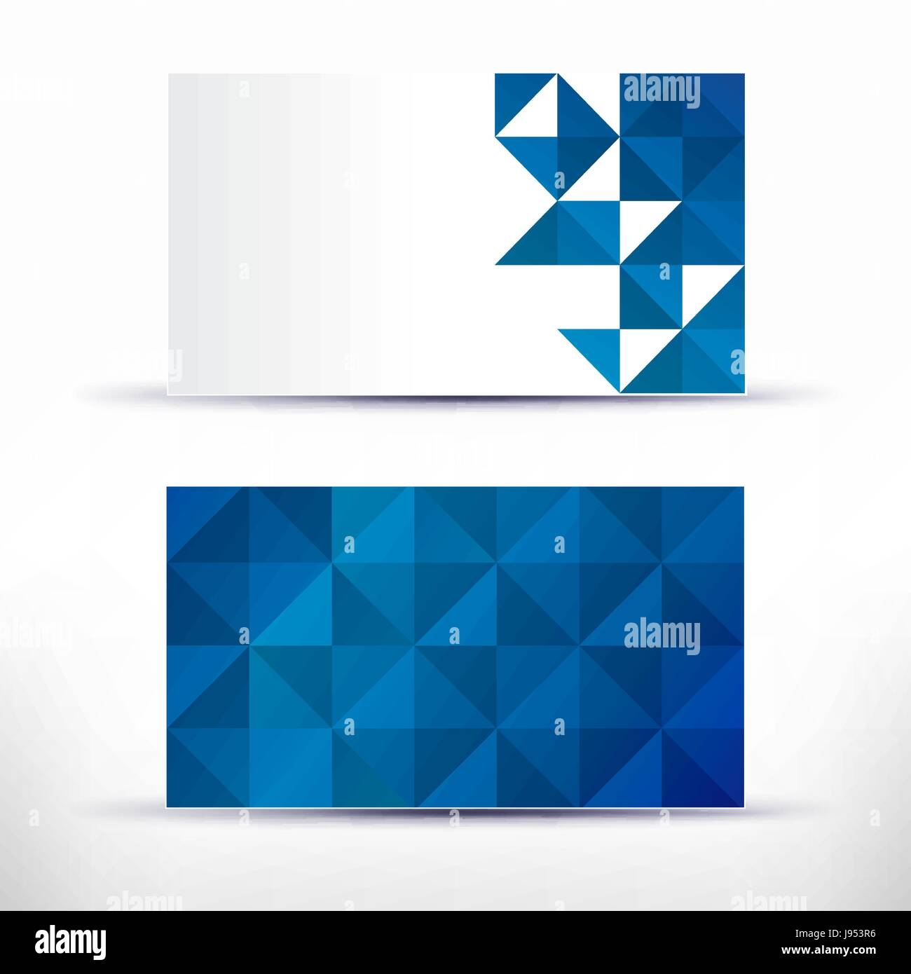 Abstract Blank Name Card Template For Business Artwork Eps 10 