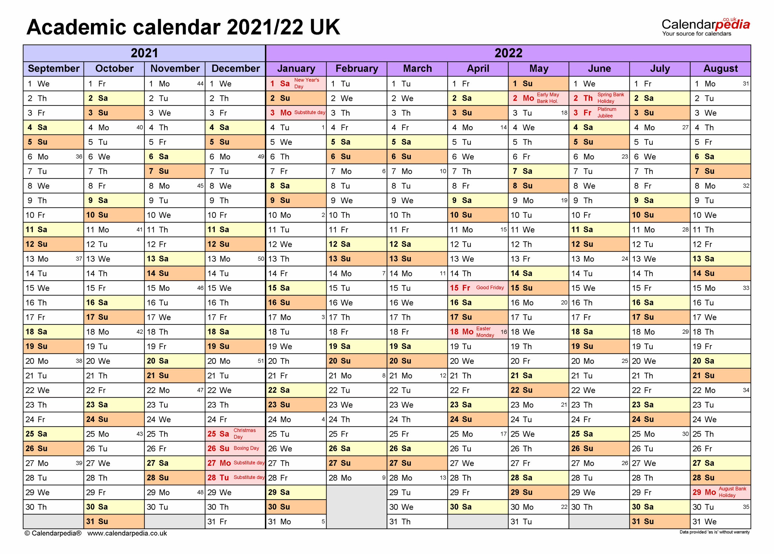 Blank Printable Calendar Academic Calendar