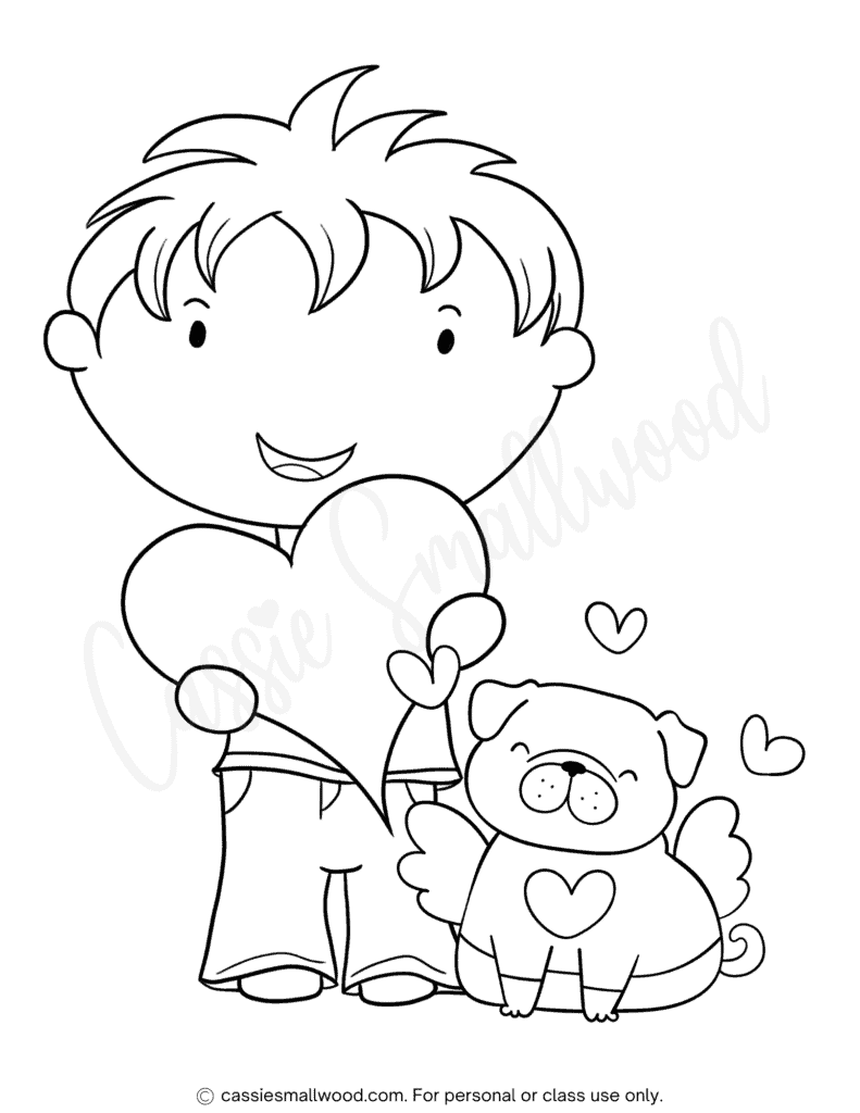 Blank Printable Picture Of Child