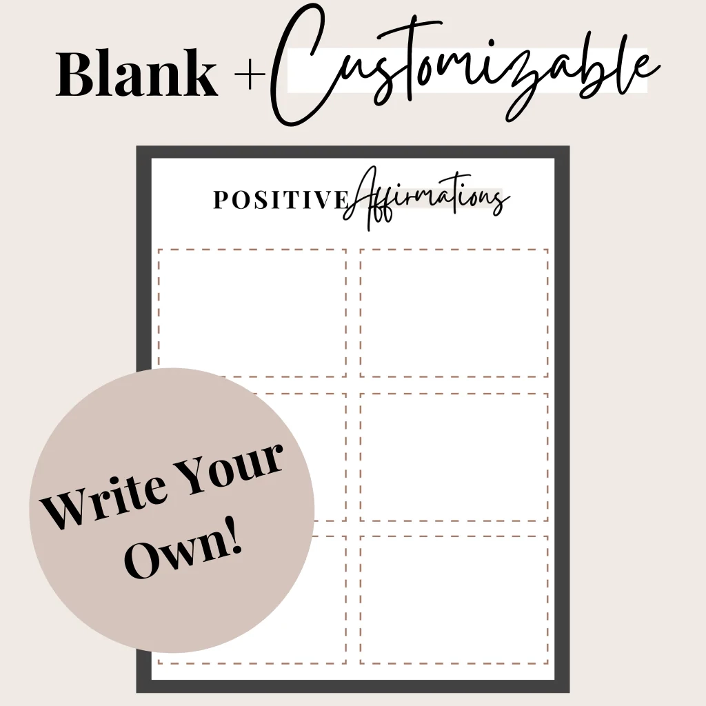 Affirmation Cards Authenticallydel