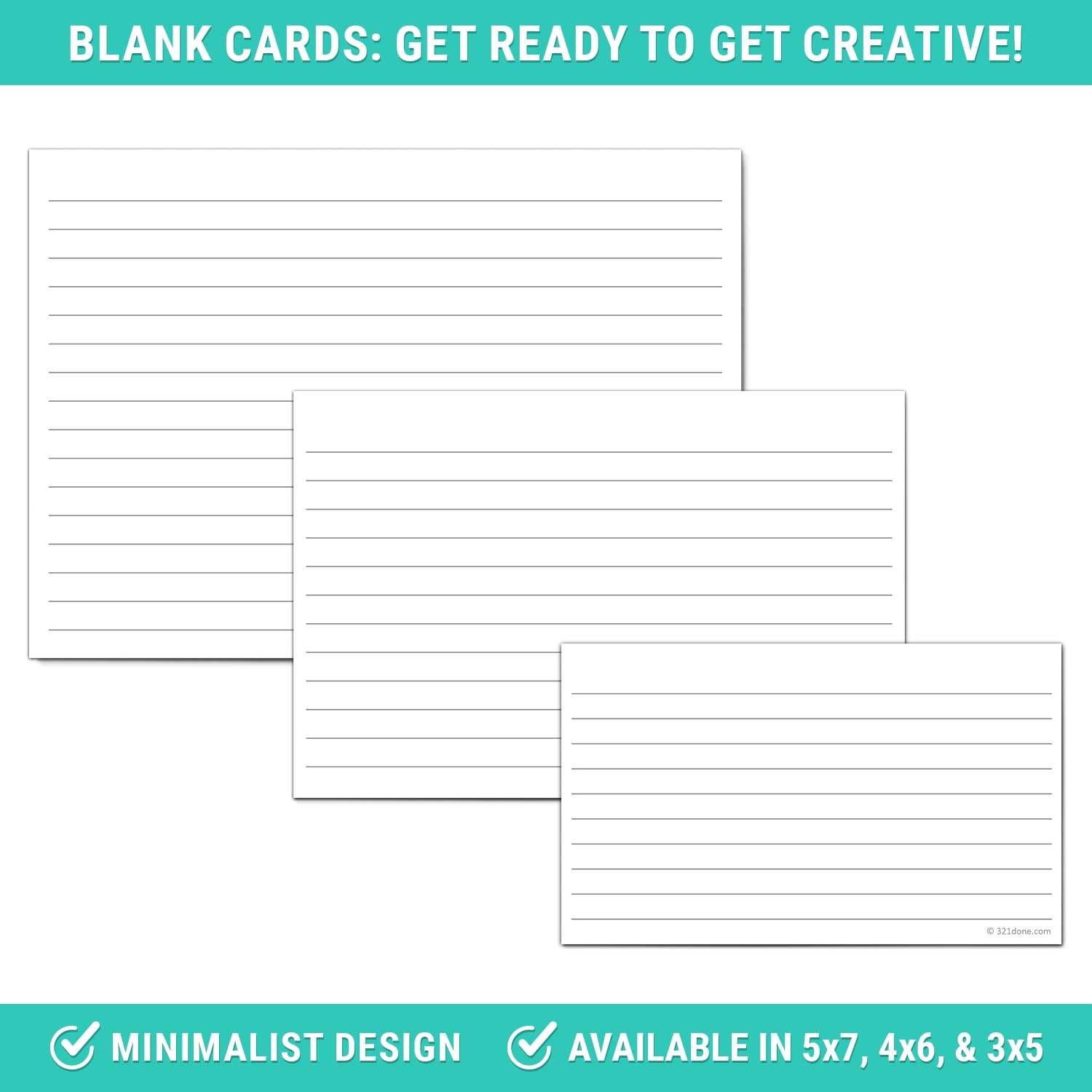 Heavy Duty Printable Notecard Blanks