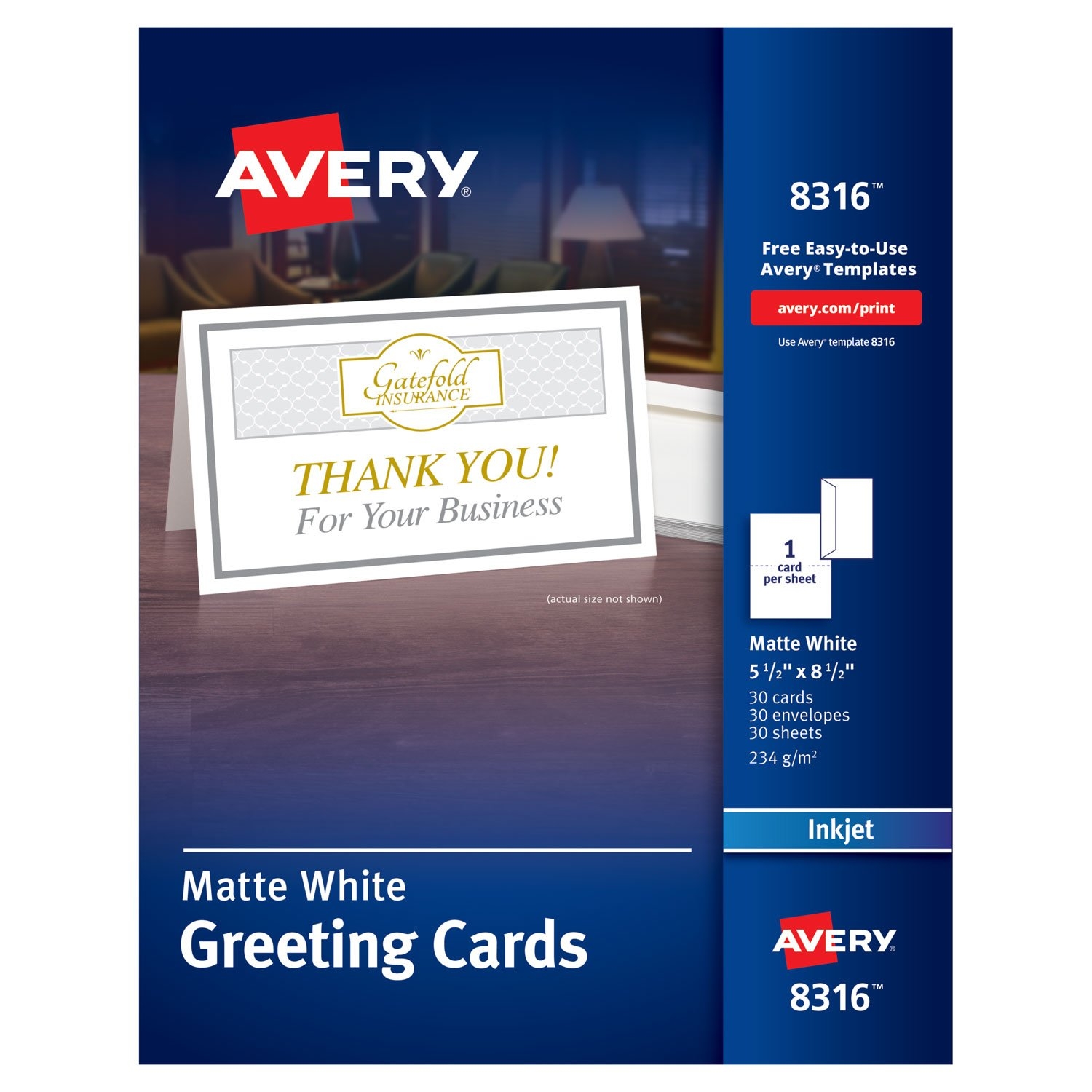 Inkjet Printable Greeting Card Blanks