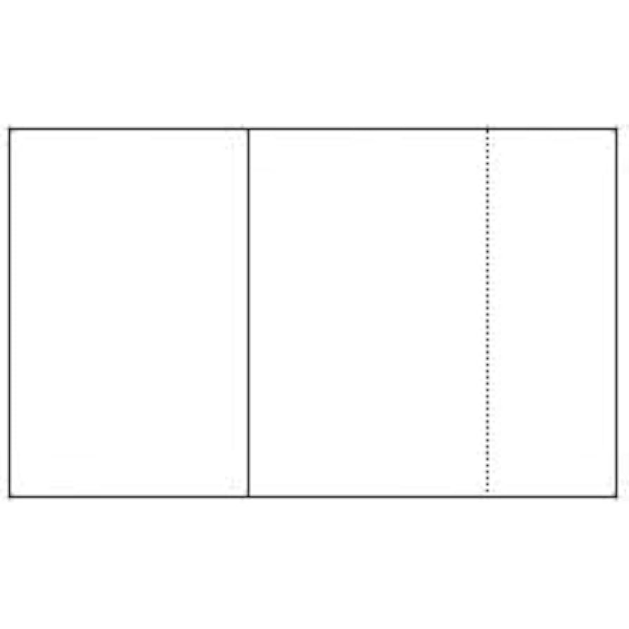 Amazon Blank Printable Church Bulletins White 8 1 2x14 